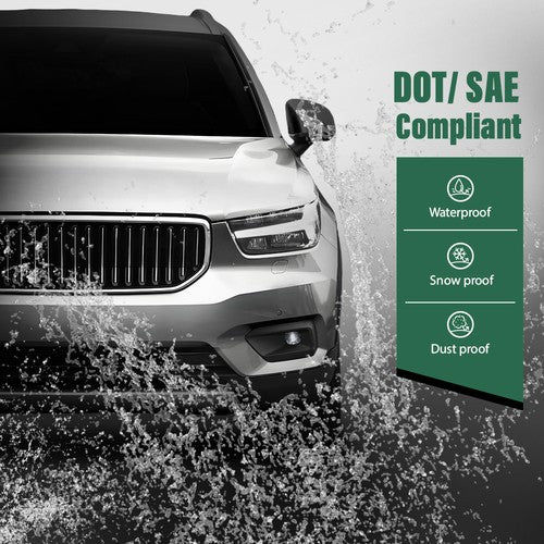 Solid Spare LED Fog Lights Driving Lamps Fit For 2019-2020 Volvo XC40 31689174 31689175
