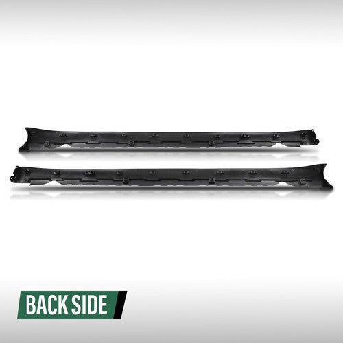 Solid Spare Fit For 2017-2022 Tesla Model 3 Door Side Skirt Molding Rocker Lower Cover PAIR