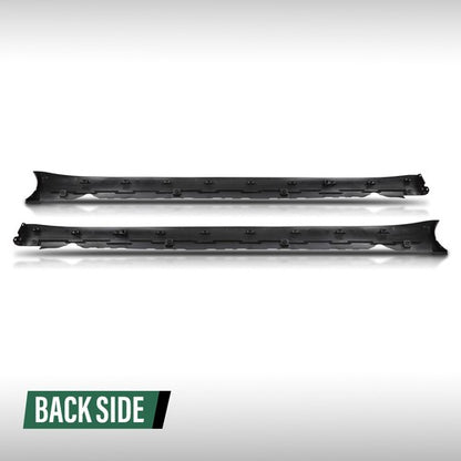 Solid Spare Fit For 2017-2022 Tesla Model 3 Door Side Skirt Molding Rocker Lower Cover PAIR