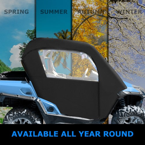 Solid Spare 4PCS For Can-Am Commander 800/1000 11-20 Soft Doors & Rear Panel Cab Enclosures