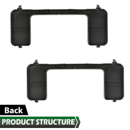 Solid Spare Fit For 2017-2022 Ford Super Duty XL XLT Front Bumper Tow Hook Bolt Cover Cap