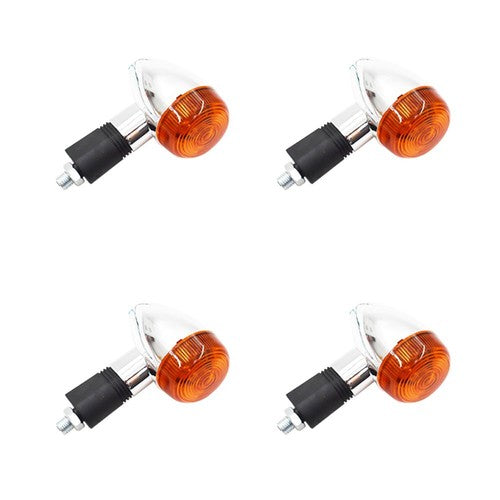 Solid Spare 4X Motorcycle LED Turn Signal Blinker Indicator Lights For Honda Suzuki Yamaha