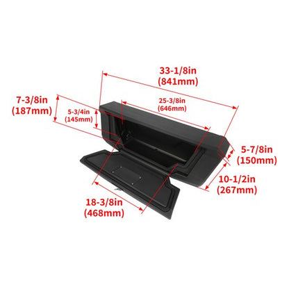 Solid Spare Tail Luggage Box Luggage Fit Kawasaki 20-25 Teryx KRX & KRX4 1000 For 99994-1320