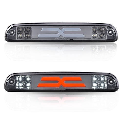 Solid Spare Fit For 99-16 Ford F250 F350 Super Duty Cargo LED Third 3rd Brake Light Smoke