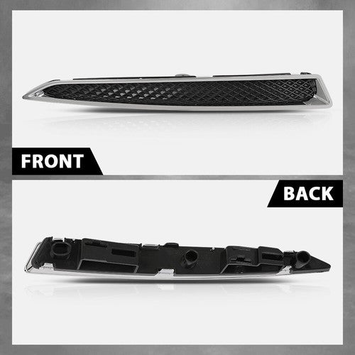 Solid Spare Right Passenger Side Lower Headlight Trim Moulding Fit For 2013-2016 Ford Escape