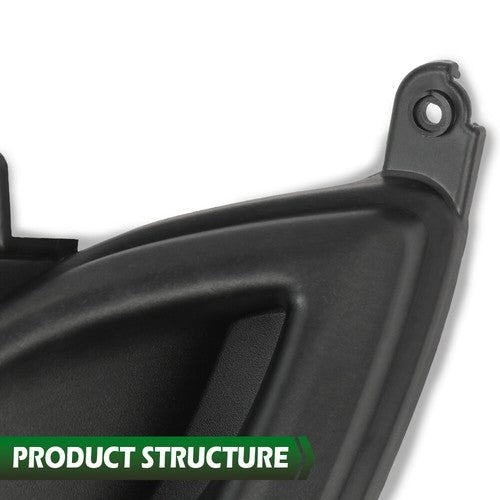 Solid Spare Fit For 2011-2013 Hyundai Elantra Front Bumper Insert Fog Light Cover Left+Right