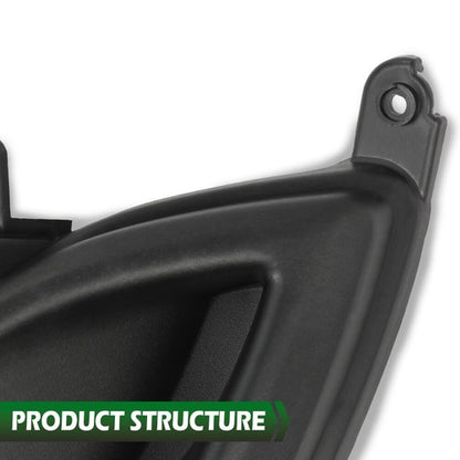 Solid Spare Fit For 2011-2013 Hyundai Elantra Front Bumper Insert Fog Light Cover Left+Right