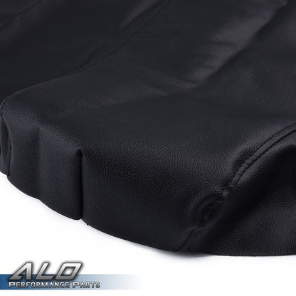 Solid Spare Fit For 2013-2020 Polaris Scrambler 850 1000 Synthetic Leather Seat Cover Black
