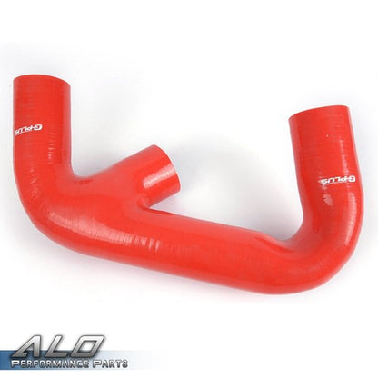 Solid Spare Fit For Volkswagen Golf R GTI MK7 Twin Core Intercooler + Hose Upgrade Kit