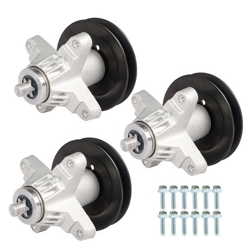 Solid Spare 3 x Spindle Assembly For Cub Cadet MTD Troy Bilt 50 54 618-04125 918-04126