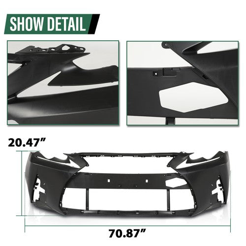 Solid Spare Fit For 2014-2016 Lexus IS IS250 IS200t IS350 to 21 F-Sport Style Front Bumper