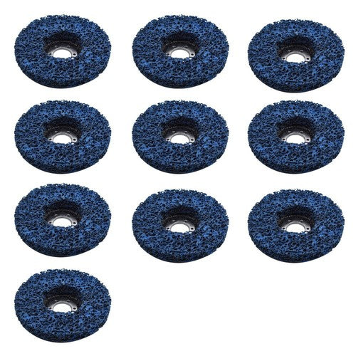 Solid Spare 10 Pack 4.5"x7/8" Easy Strip 4-1/2" Discs Remove Paint Rust & Clean