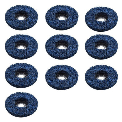 Solid Spare 10 Pack 4.5"x7/8" Easy Strip 4-1/2" Discs Remove Paint Rust & Clean