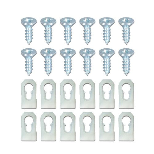 Solid Spare Fit For GM Body Side Belt Fender Door Quarter Top Molding Trim Clips & Studs