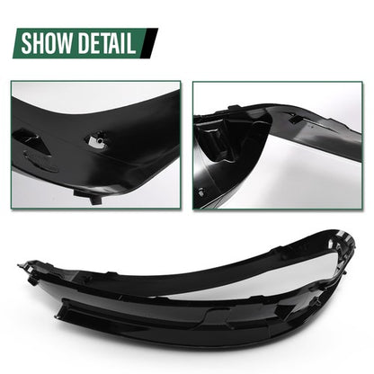 Solid Spare Fit For 2020-2023 Mercedes-Benz GLS Class Headlight Replacement Lens Pair