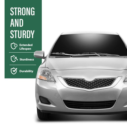 Solid Spare Front Bumper Insert Fog Light Cover Left+Right Fit For 2007-2012 Toyota Yaris