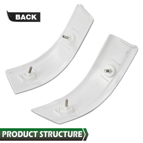 Solid Spare Cab Corner Roof Molding White Fit For 99-07 Super Duty Regular & Crew Cab LH RH