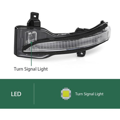 Solid Spare Fit For 2017-2024 Subaru Mirror Turn Signal Light Left Driver Side 84401FL010