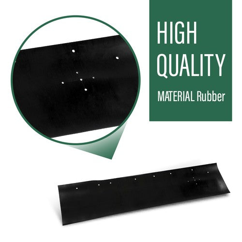 Solid Spare Engine Well Frame Rail Splash Shields Seals Fit 72-80 Dodge 2WD D Series Truck