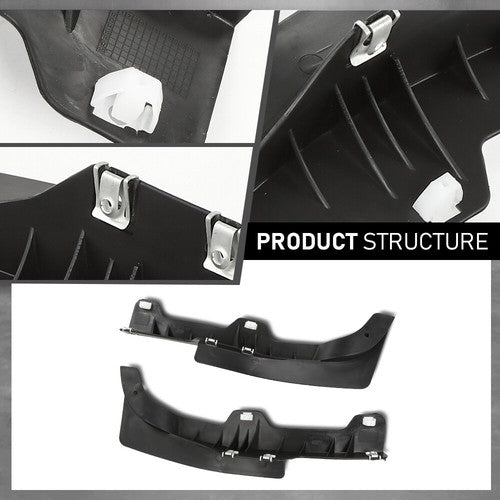 Solid Spare Fit For 2009-2017 Audi Q5 Front Fender Splash Shield Extension Wheel Spoiler