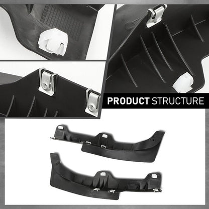 Solid Spare Fit For 2009-2017 Audi Q5 Front Fender Splash Shield Extension Wheel Spoiler