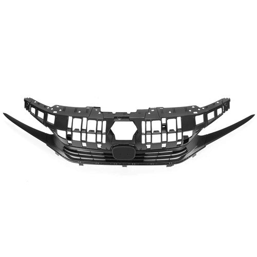 Solid Spare Fits Honda Civic Sport 2022-2024 Front Bumper Upper Grille+Grill Cover Molding