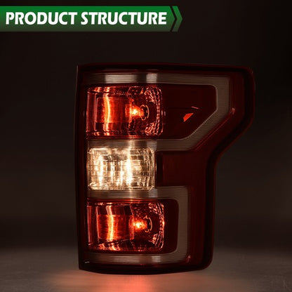 Solid Spare Fit For Ford F150 F-150 Pickup 2018-2020 Right Passenger Tail Light Rear Lamp