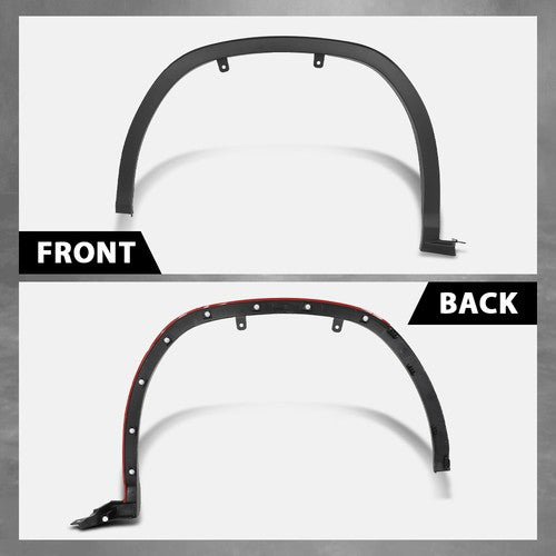 Solid Spare Fit For 16-19 Lexus RX350 RX450h Front Left+Right Fender Flare Wheel Arch Trim