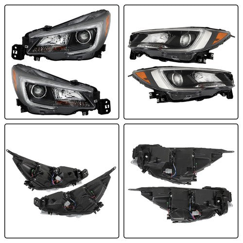 Solid Spare Left and Right Assembly Headlight Fit For Outback/Legacy 2018-2019 Holagen Clear