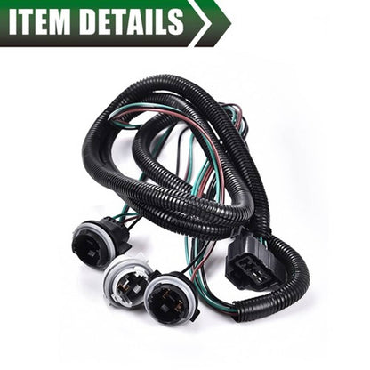 Solid Spare Fit For 07-14 Chevy GMC Pickup Truck Right Side Tail Light Lamp Wiring Harness