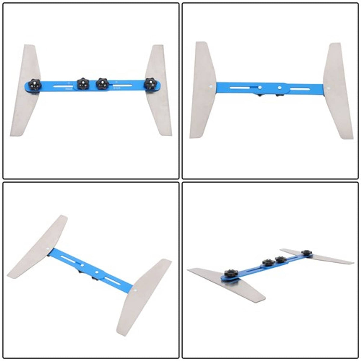 Solid Spare Stair Tread Gauge Template Tool Stair Shelf Jig Measuring Scribe Tool 8-60 Inch