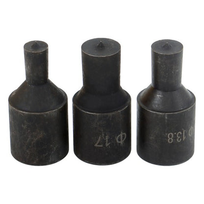 Solid Spare 35T Hydraulic Busbar Hole Puncher Knockout Punch Set 3/8",1/2",5/8",3/4" New