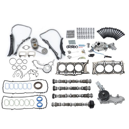 Solid Spare 5184332AA Camshaft Rocker Arms Lifters Timing Chain Kit For Jeep Wrangler 12-16