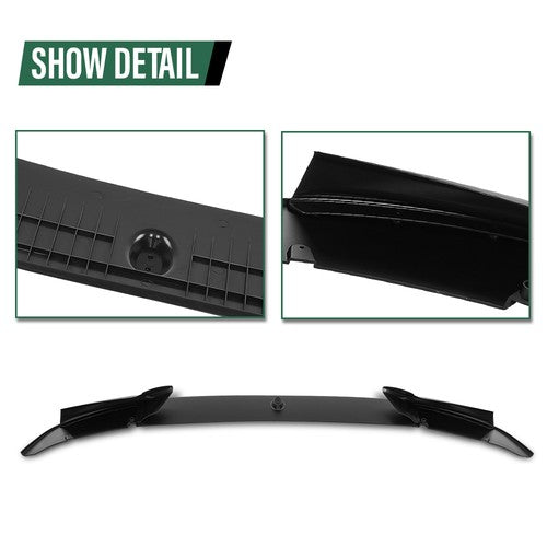 Solid Spare For 11-16 BMW F10 5 Series M Sport Bumper Front Lip Spoiler Splitter Gloss Black