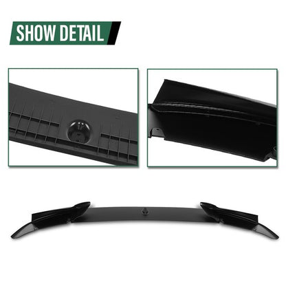 Solid Spare For 11-16 BMW F10 5 Series M Sport Bumper Front Lip Spoiler Splitter Gloss Black