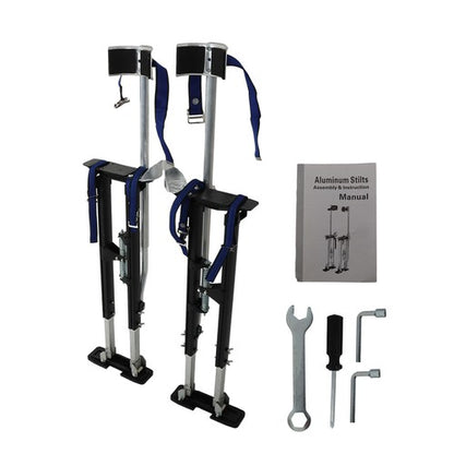 Solid Spare Drywall Stilts 36" - 48" Adjustable Aluminum Alloy For Painting Electrical Stilt