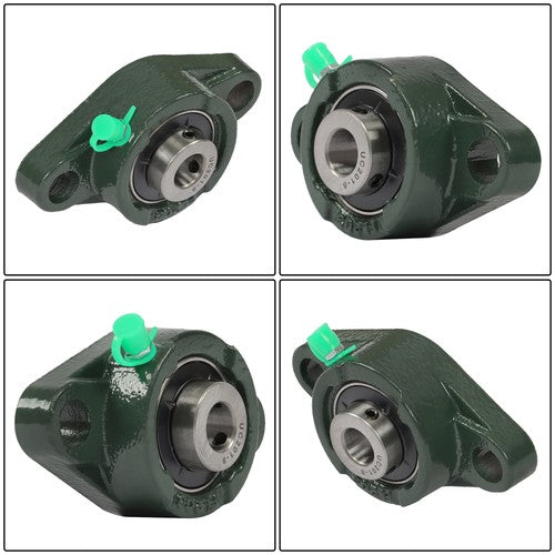 Solid Spare 6pcs UCFL201-8 Pillow Block Bearing With 1/2" Bore Solid Base Self Alignment