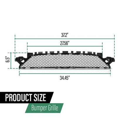 Solid Spare Front Center Bumper Grille Fit For Mercedes-Benz C300 C400 C450 AMG MB1036143