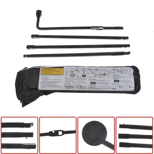 Solid Spare Lug Wrench Jack Spare Tire Tool Set Fit For 1999-2010-2015 Sierra Silverado
