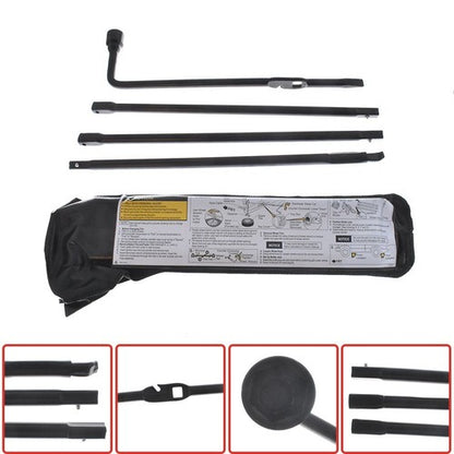 Solid Spare Lug Wrench Jack Spare Tire Tool Set Fit For 1999-2010-2015 Sierra Silverado