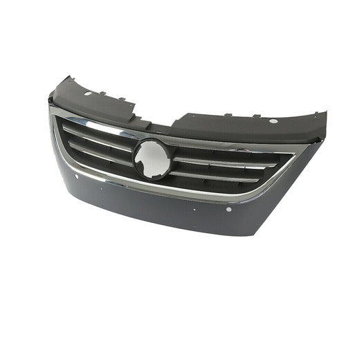 For 2009-2012 VW Volkswagen Passat CC Front Bumper Upper Grille Black Chrome