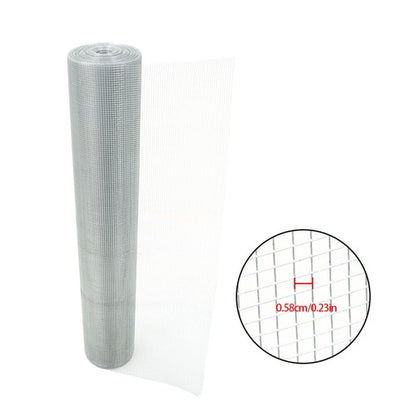 Solid Spare 1/4in 48in x100ft Hardware Cloth Galvanized Welded Mesh Wire Metal Chicken Fence