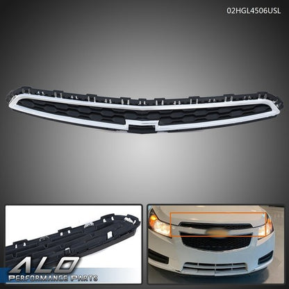 Solid Spare New Fit For 2015 Chevrolet Cruze Front Bumper Upper Grille Grill Chrome & Black