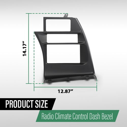 Solid Spare Dash Radio Climate Control Trim Bezel Fit For 1994-1996 Chevrolet Corvette C4