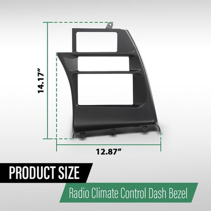 Solid Spare Dash Radio Climate Control Trim Bezel Fit For 1994-1996 Chevrolet Corvette C4