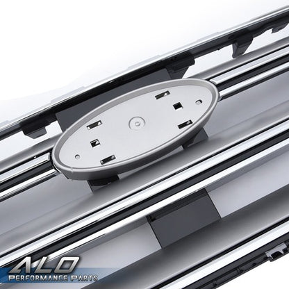 Solid Spare FO1200560 Front Bumper Upper Grille Chrome Fit For 2015 2016 2017 2018 Ford Edge
