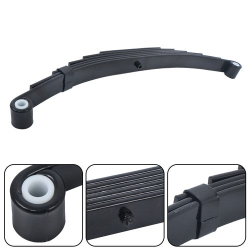 Solid Spare 6 Leaf Springs/U-bolt/Hanger Kit Tandem Trailer Axle Suspension Kit For 7000lbs