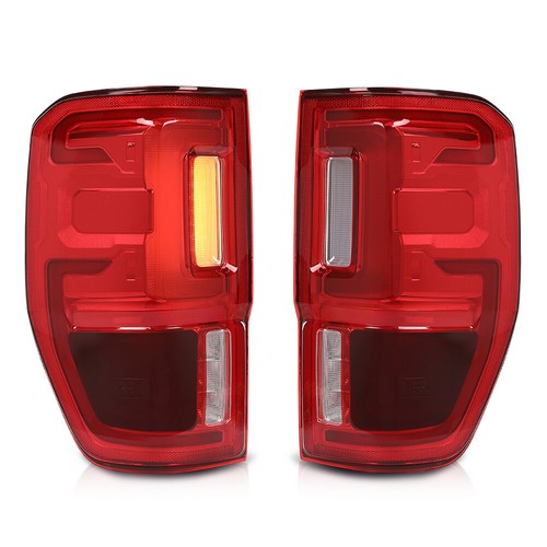 Solid Spare LED Tail Lights Fit For 19-23 Ford Ranger w/ Blind Spot Brake Lamps Left+Right