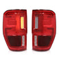 Solid Spare LED Tail Lights Fit For 19-23 Ford Ranger w/ Blind Spot Brake Lamps Left+Right