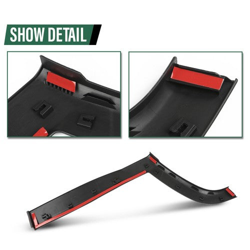 Solid Spare Fit For 2017-2024 Jeep Compass Rear Door Molding Left Driver Side CH1504111